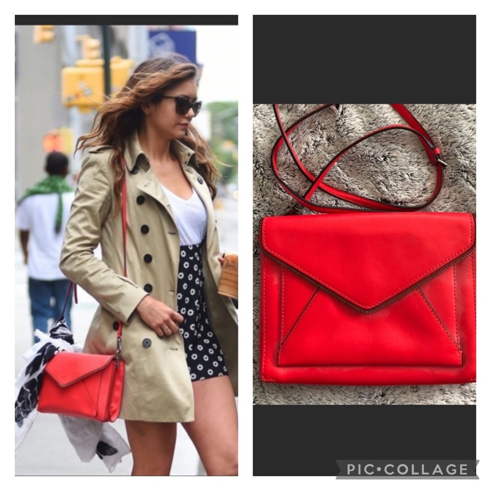 Rebecca Minkoff Marlowe Mini Red Nina Dobrev NWOT